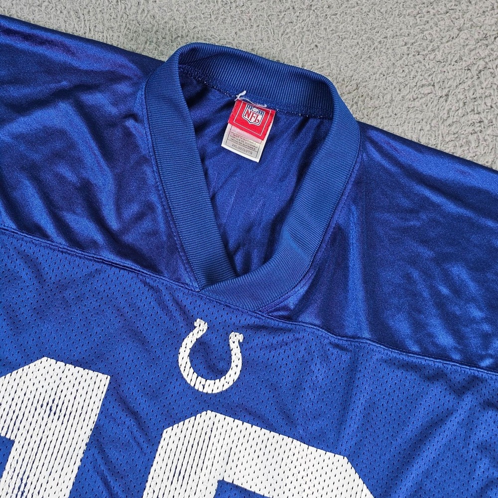 Vintage Indianapolis Colts Jersey Mens 2XL NFL Football Peyton Manning 18 Reebok
